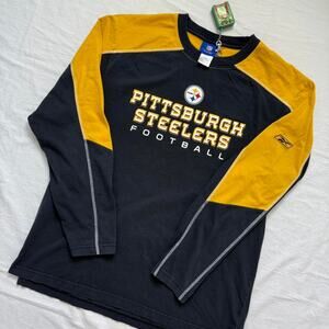 Y2K Pittsburgh Steelers Reebok Long Sleeve T-Shirt - L